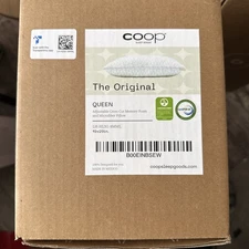 Coop Sleep Goods The Original, Queen Size. Memory Foam and Microfiber Pillow. 