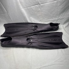 TUSA Solla Full Foot Scuba Dive Fins XL Size 12-13 Black Snorkel Flippers 28  