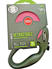 Great Choice 16ft. Retractable Dog Leash PINK Large Breed NEW