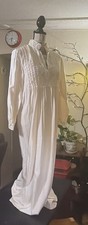 Barbizon Nightgown Full Length Pink Lace Floral Embroidery Size L Vintage  67