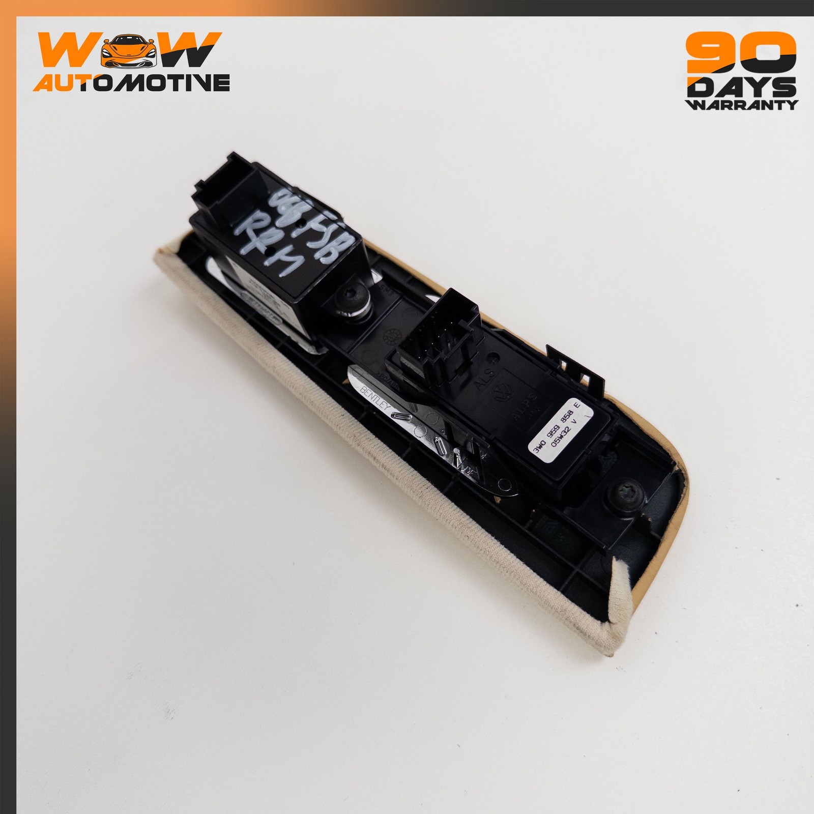 04-19 BENTLEY CONTINENTAL FLYING SPUR REAR RIGHT WINDOW REGULATOR SWITCH TRIM OE