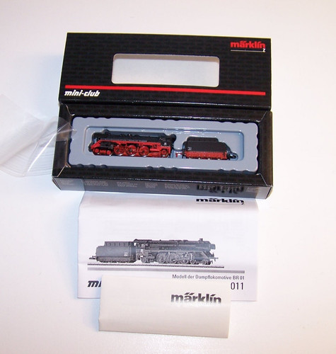 Märklin Mini Club 88011 Spur Z BR 01 Dampflokomotive DB BN 01 147 OVP
