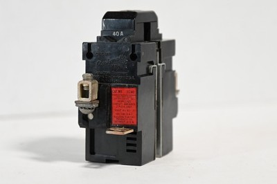 Pushmatic 31240 40A 120-240V 2 Pole Circuit Breaker Flat Bottom + Screen