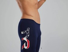 TYR Durafast Elite Men's USA Large LOGO Jammer SZ 38 New