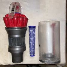Dyson DC40 UP16 UP19 CANISTER DIRT DUST BIN w/ CYCLONE OEM 966460-10 Red Filter
