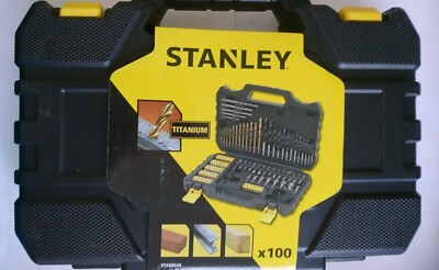 STANLEY STA88548-XJ - Bit- und Bohrer-Set 100 teilig Torx Kreuzschlitz Schlitz