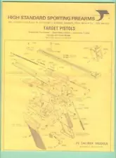 High Standard Model Victor etc.Instruction Manual Reproduction