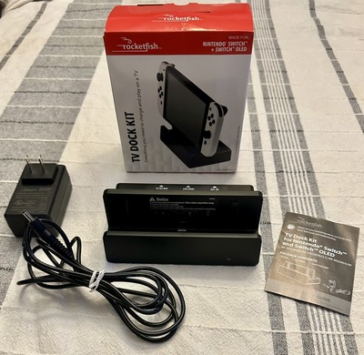 Rocketfish RF-NSDKHU TV Dock Kit For Nintendo Switch & Switch OLED - Black