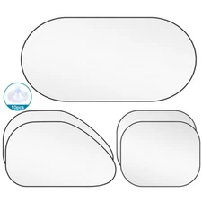 For Toyota 5pcs Car Side Window Sun Shade Blocker & Rear Window Sunshade Shield