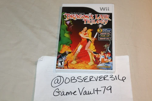 Dragon's Lair Trilogy (Nintendo Wii, 2010) NEW SEALED