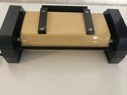 Vtg MIRRO MATIC WHIZ GRID Speed Grill 1975 Harvest Gold Working Sandwich Press - Picture 2 of 7