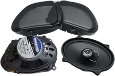 Hogtunes 5 x 7 Gen3 Front Fairing Speakers Grill Grilles Harley Road Glide 06-13