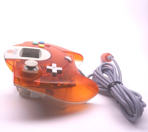 Sega Dreamcast Clear Orange Controller Pad Gamepad OEM Model Tested HKT-7700 - Picture 3 of 3