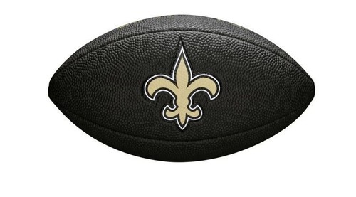 Wilson NFL Logo Team Mini Ball - New Orleans Saints - Picture 2 of 3