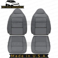 2001 2002 for Ford Explorer Sport Trac Driver/Passenger set Leather Cover Gray