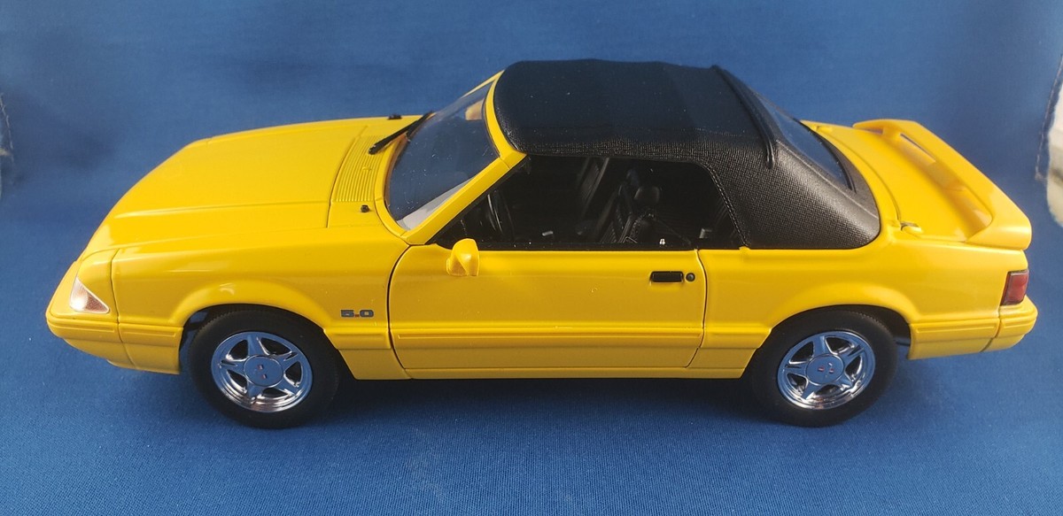GMP 1993 Ford Mustang LX 5.0 Yellow Concertible Part # G180180 1