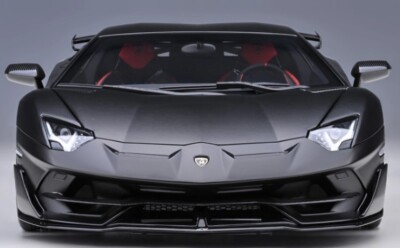 79219 AUTOart 1:18 Lamborghini Aventador SVJ Matte Black model car