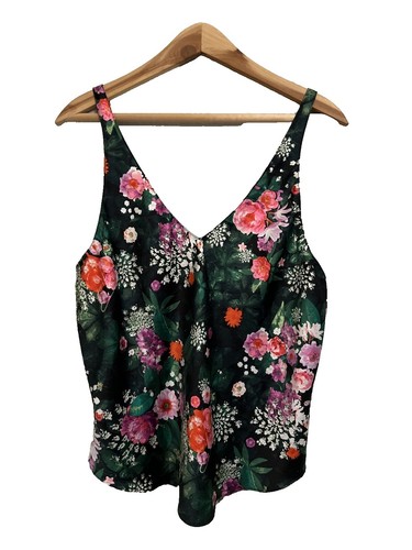 CLANE SLANT ARRANGE RIBBON CAMISOLE, Size 1, Light Green Women 