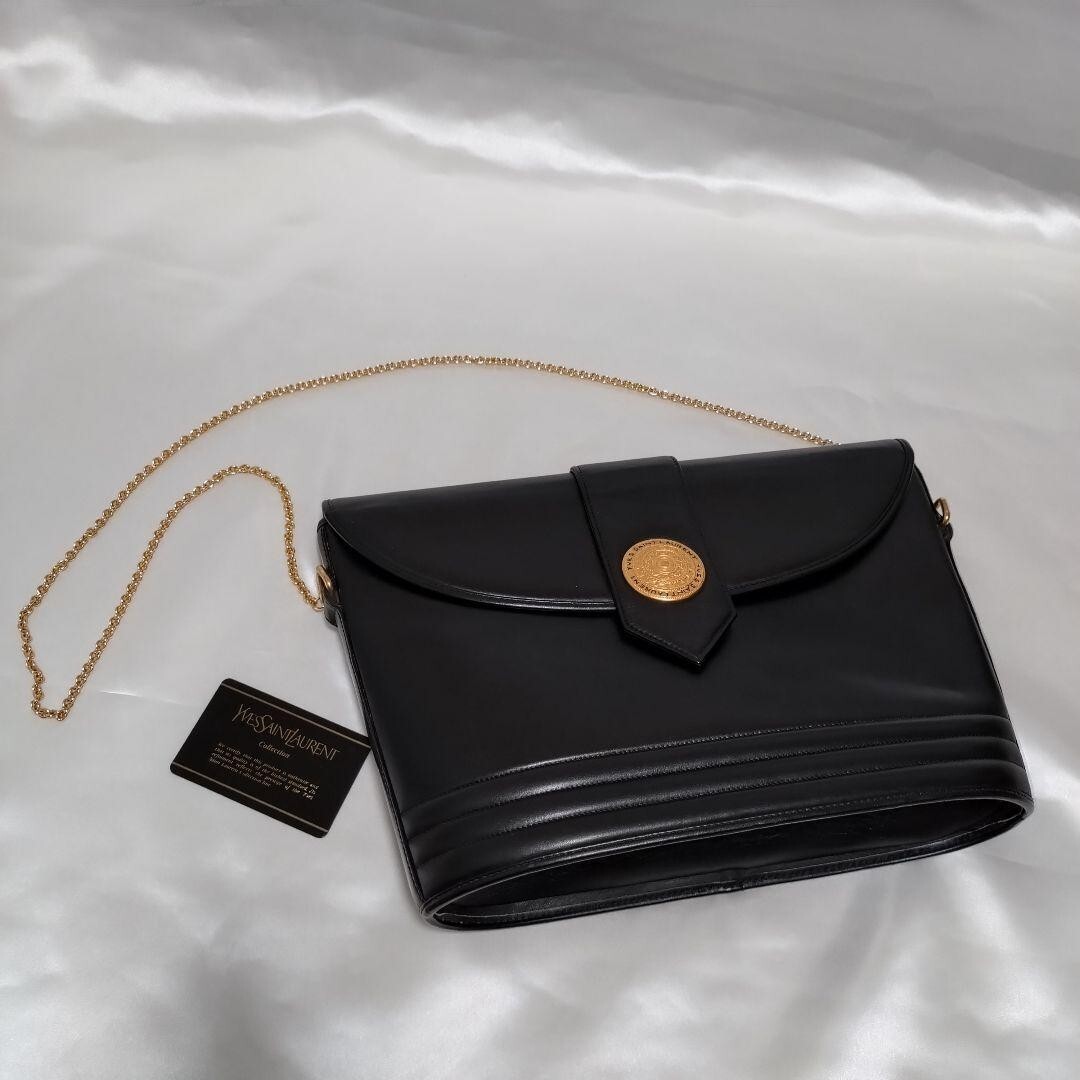 Borsa a tracolla Yves Saint Laurent pelle catena ferramenta KY24121829 dal Giappone