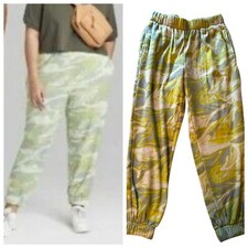 Wild Fable  Green Swirl High Rise Lounge Sweatpant Joggers Size Small NWT