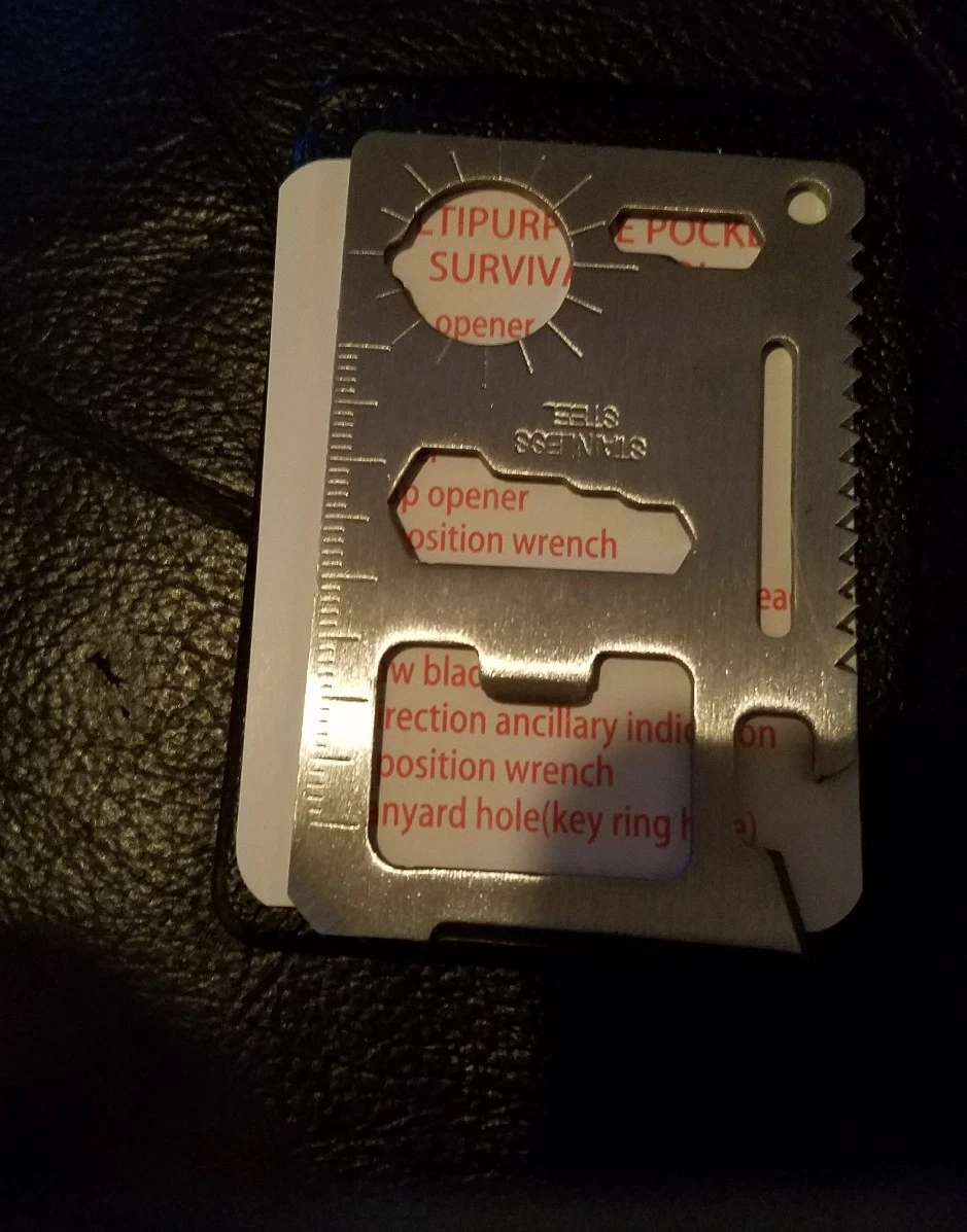 Multipurpose pocket cheap survival tool
