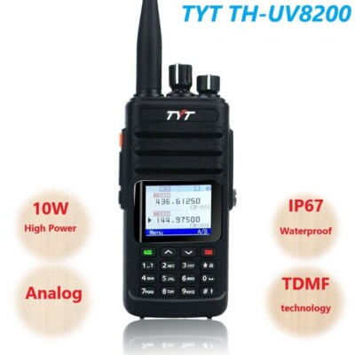 TYT TH-UV8200 Wasserdicht Analog Funkgeräte Ham Dual Band 10W Walkie Talkies