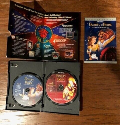 Beauty and the Beast (DVD, 2002, 2-Disc Set, Special Platinum