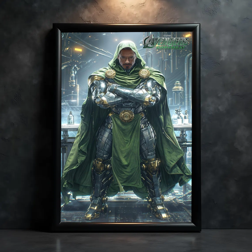 Dr. Doom The Avengers Doomsday Marvel Comic Poster Print - No Frame