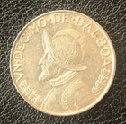 1962 Panama 1/10 Balboa Silver World Coin High Grade! Au/Unc