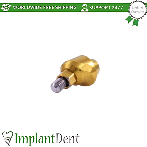 1x Sets of Angled Multi Unit 1.6 Prosthetic 17° Titanium Sleeve Int Hex 2.42mm - Picture 3 of 5