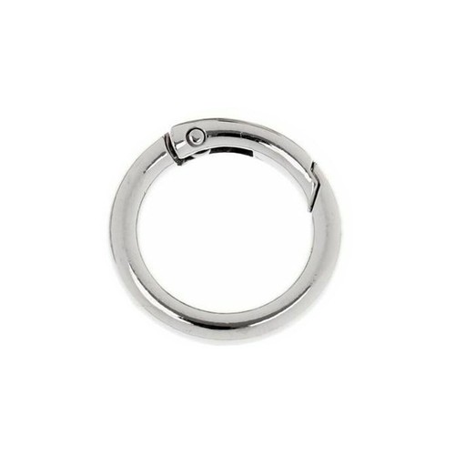 large & small ROUND CARABINER CLIPS Clip Key Ring SNAP HOOK Buckle Handbag Bag - Picture 2 of 5