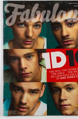 Liam Payne Harry Styles Niall Horan Zayn RARE One Direction 1D FABULOUS MAGAZINE