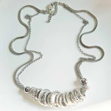 New 30" Chicos Loops Statement Necklace Chic Women Party Vacation Jewelry Gift