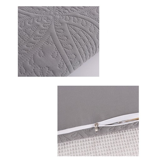 Rebound Cotton Quilted Memory Foam Pillowcase Latex Waterproof Pillow Cover Case - Picture 8 of 18
