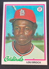 1978 Topps - #170 Lou Brock NM!