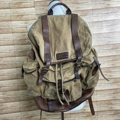 ll bean waxed canvas continental ruckensacark