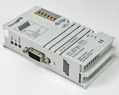 Beckhoff EL6731 EtherCAT Terminal 1 Channel Communication Interface PROFIBUS