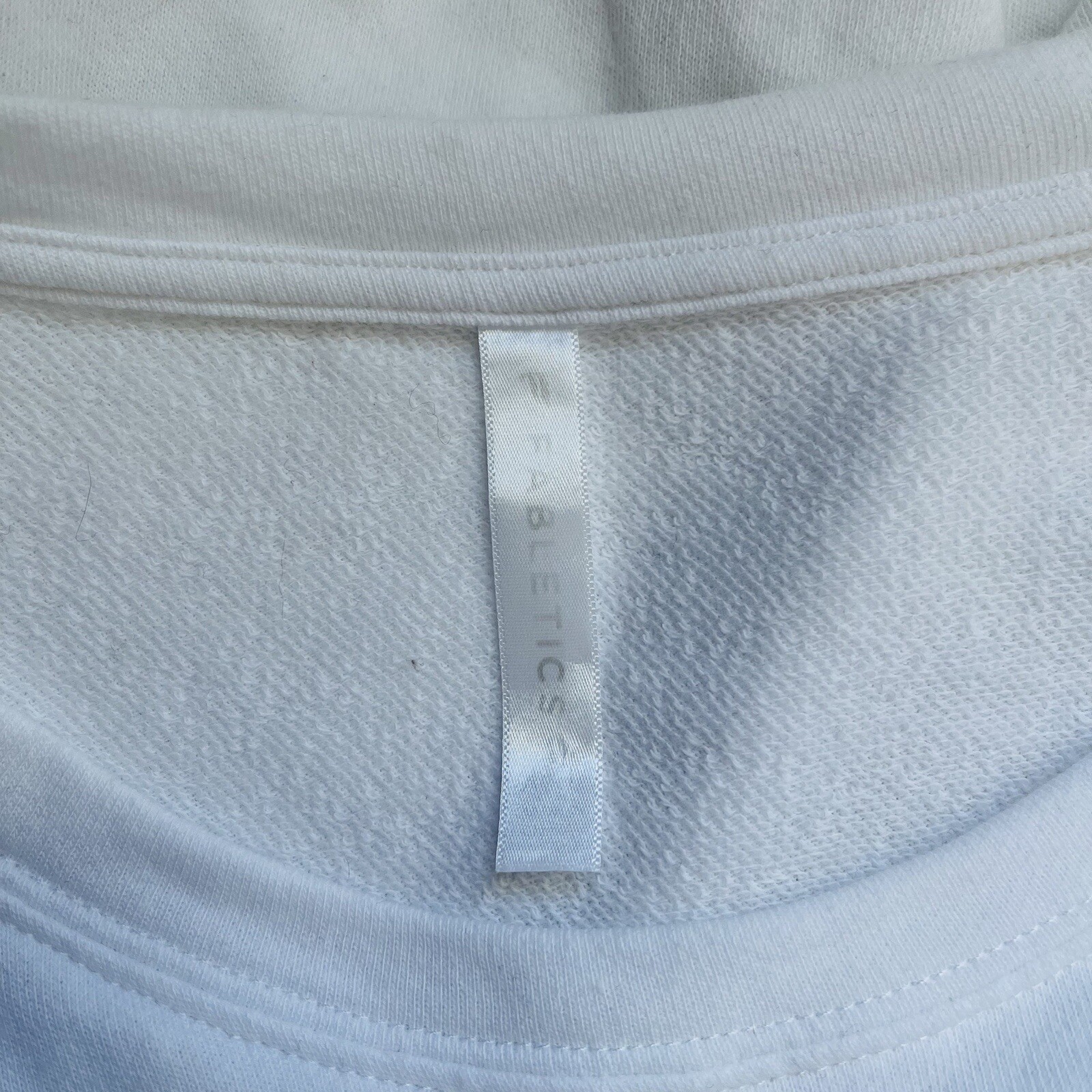 Fabletics Never Settle White Pullover Graphic Swe… - image 10