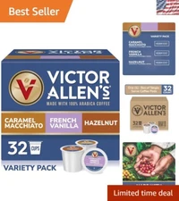 Exceptional Variety Pack of K-Cup Coffee Pods - French Vanilla, Hazelnut & More