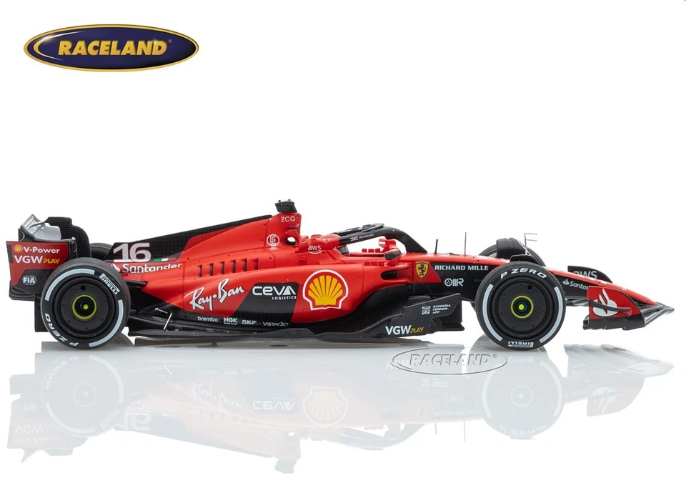 Ferrari SF-23 F1 GP Singapur 2023 Charles Leclerc, Looksmart 1:43 LSF1055 - Bild 4 von 4