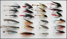 Sea Trout Fishing Flies, 24 Pack Large Hook Wets, Mixed 6/8/10 Fly Fishing SF3I