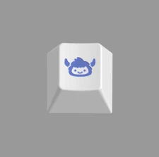 RAMA Works X GMK Yeti - Custom Artisan Keycap for Mechanical Keyboards