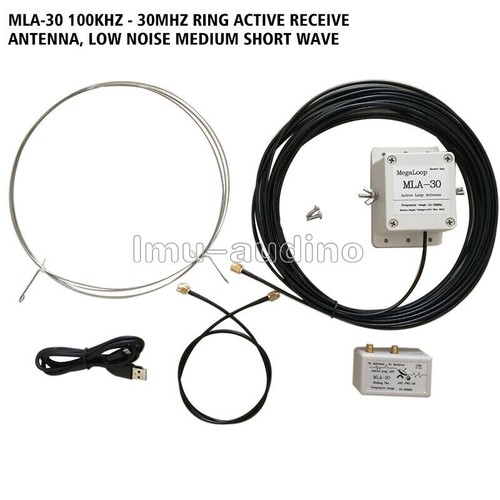 MLA-30+ (plus) 0,5-30MHz Pierścień Aktywna antena odbiorcza Fala SDR Loop Antena radiowa - Zdjęcie 7 z 8