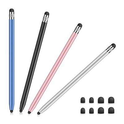 Mixoo Touchscreen Stift 4 Stück Stylus Pen 2-in-1 Eingabestift Universal Gumm...
