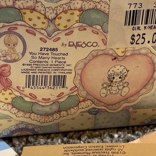 Precious Moments You Have Touched So Many Hearts 272485 Baby with Hearts - Picture 3 of 3