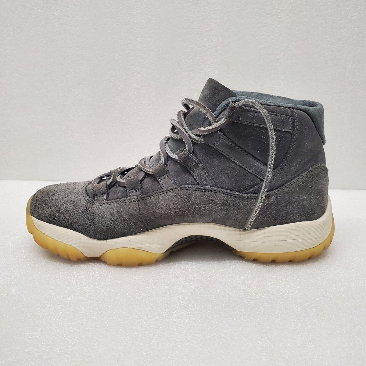 jordan 11 gray suede