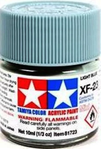 TAMIYA COLORE ACRILICO ml10 LIGHT BLUE XF23