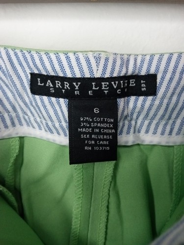 New Larry Levine Women's Dress Pants Size 6 Stretch - Picture 5 of 9