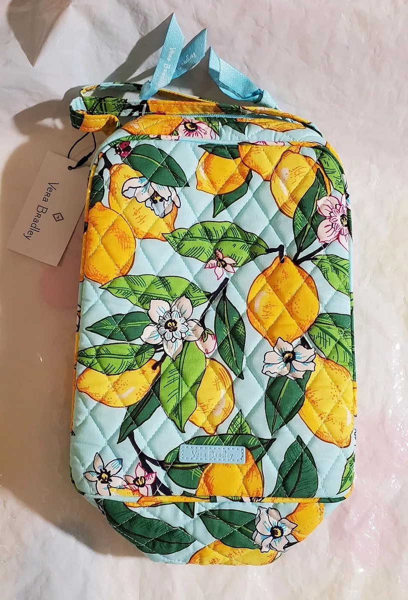 VERA BRADLEY Lunch Bunch Bag Work College School LEMON GROVE Lemons Flowers