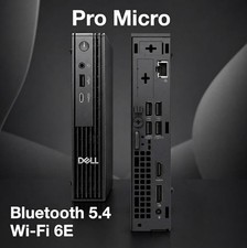 Dell Pro Micro QCM1250 AI Business PC Intel Ultra 5 235T 16GB Ram 512GB NVMe